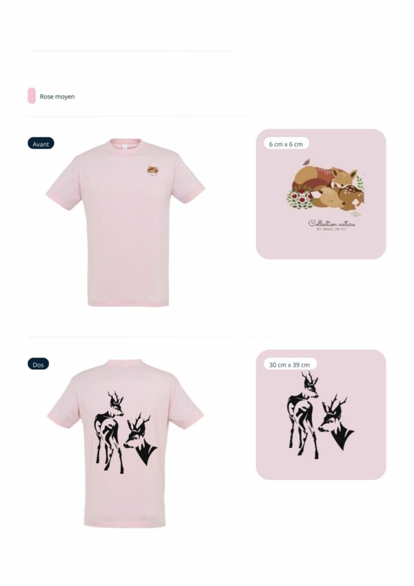 Tee shirt chevreuil – Image 2