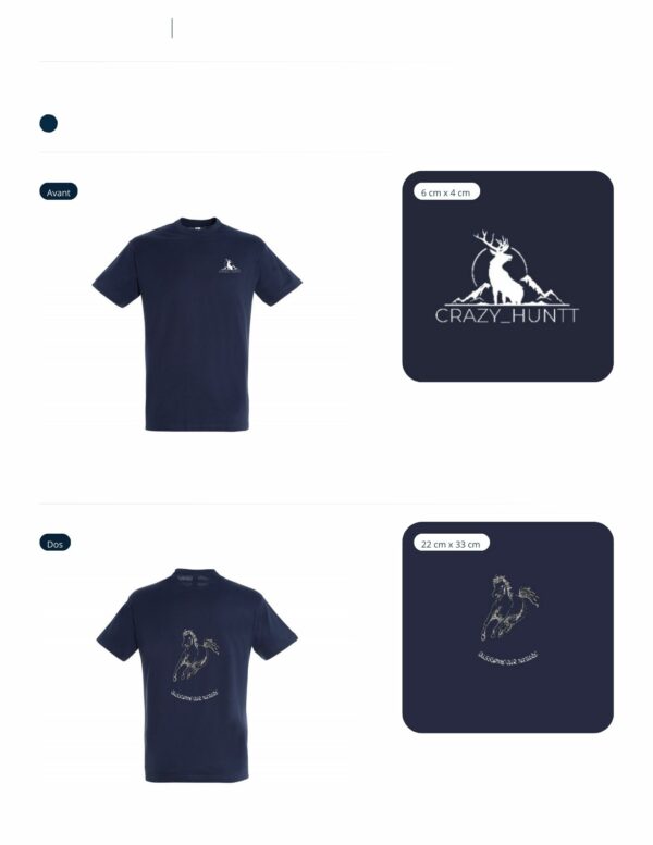 Tee shirt avec motif cheval en mouvement – Image 2