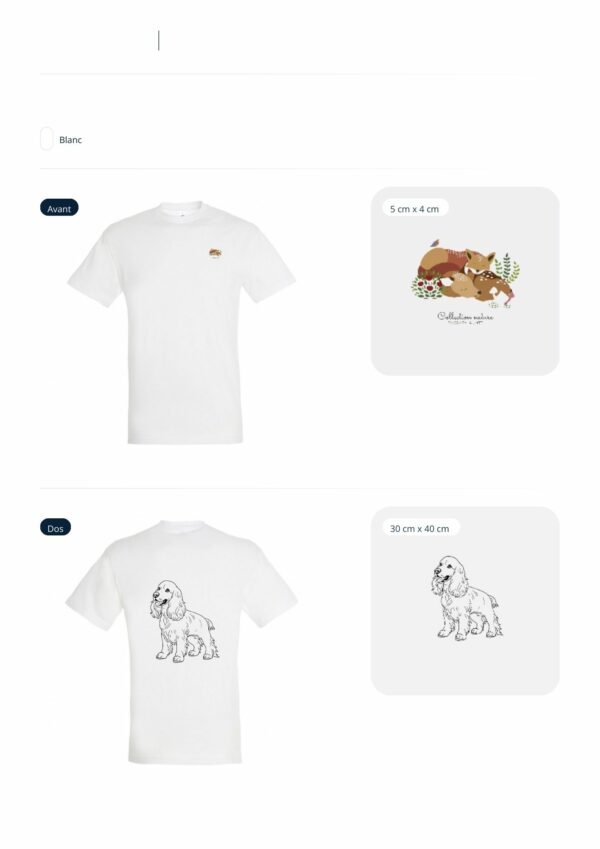 Tee shirt Cocker petit chien – Image 2