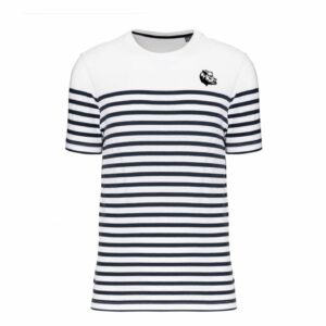 Tee shirt marinière tête de sanglier